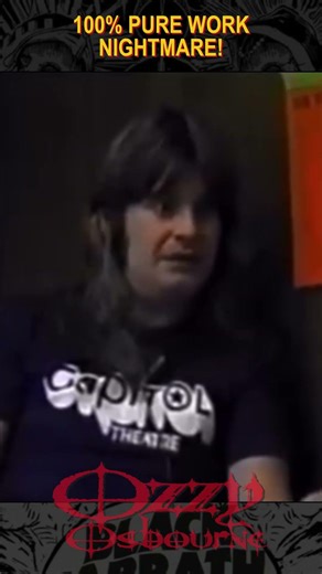 Ozzy Osbourne: 100% PURE WORK NIGHTMARE! #ozzyosbourne #ozzy #rocknroll #heavymetal