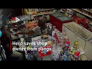 'Hero' saves shop owner from panga-wielding robber in Cape Town