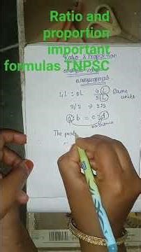 ratio& proportion important formulas for all government exam🔥