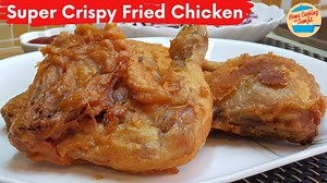 Super Crispy Fried Chicken that Stay Crispy to the Last Bite Fried Chicken is very satisfying and addicting, especially when the loud, enticing crunch adds to the taste. This fried chicken is not only crispy when hot, but also stays crispy until the last bite. Enjoy! Ingredients ↓ Super Crispy Fried Chicken Ingredients: 3 pieces of whole leg chicken, weigh about 800g, washed and cleaned 3 tbsp of gogi tempura flour 3 tbsp of ready-made spicy crispy fried chicken flour mix 1/4 tsp of pepper 1/4 t