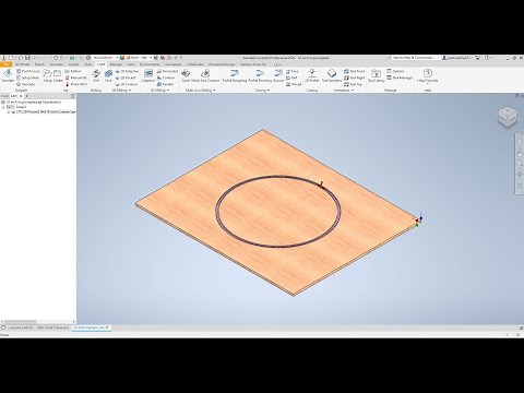 Inventor to Woodwop. Using Autodesk Inventor to create mpr files.