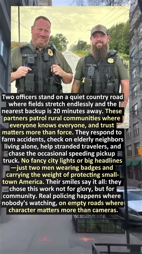 PARTNERS ON COUNTRY ROADS 👮‍♂️🤝