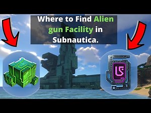 Where to find the Alien Gun and purple tablet in Subnautica.