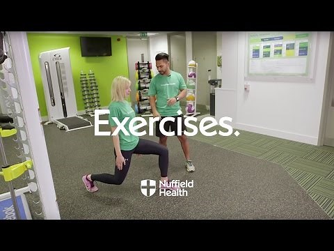 How To Reverse Lunge Reach Back | Nuffield Health