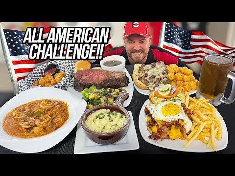 Donkeys' 7lb All American Food Challenge w/ Prime Rib, Burger, and Cheesesteak!!