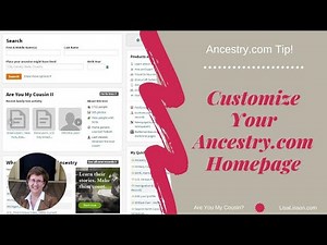 Customize Your Ancestry.com Homepage (for Efficient Genealogy Research)