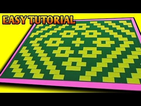 Paper Craft Ideas | Paper Weaving Tutorial for Beginners Step by Step