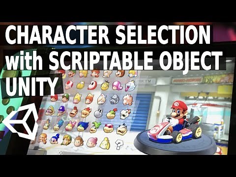 CHARACTER SELECTION with SCRIPTABLE OBJECT in Unity