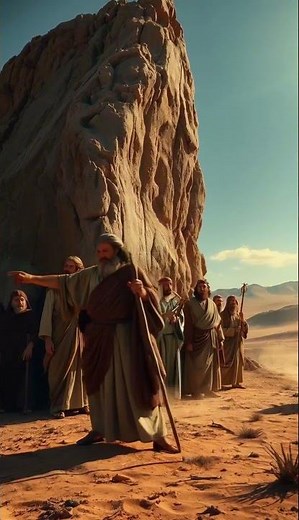 The Story of Moses Striking the Rock #biblestories #faithstories #bibleverse #biblicaljourney