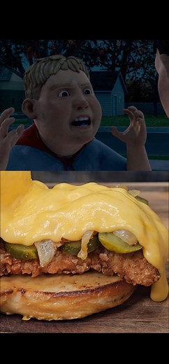 216K views · 4.3K reactions | Chowder's Cheesy Salty Dough-knot Monstrosity!泌 #chowder #pretzel #sandwich #monsterhouse #halloween #spooky #scary #hauntedhouse #chicken #fyp | Fred YT | Facebook
