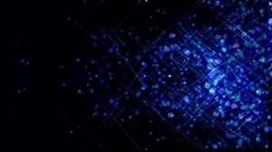 Free video - Particles, Blue Stars, Blue Sky