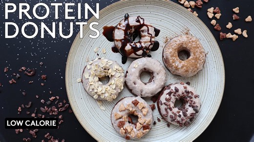 Best protein donuts recipe (chocolate & peanut butter)