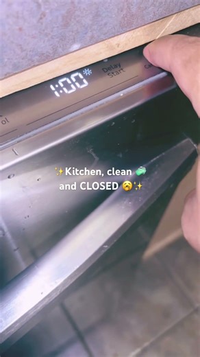 Shutting down the kitchen… #sahm #mom #homestead #cleaning #home