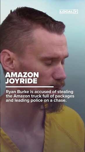 A high-speed chase in an Amazon truck