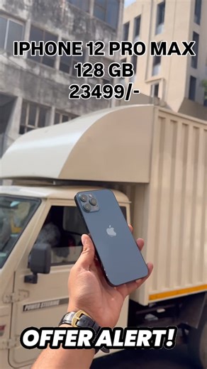 SECOND MOBI MANDVI on Instagram: "IPHONE 12 PRO MAX 128 GB Display Message 23499/-"