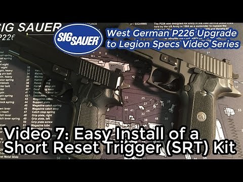 #7: SRT Kit Easy Install (Short Reset Trigger Kit) - Upgrading a West German P226 to Legion Specs