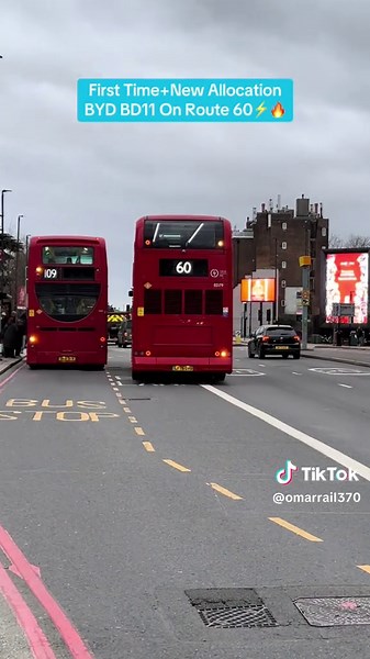 Arriva London's New EDF79 Bus Takes Route 60