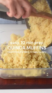 Quinoa Muffins (2 muffins = 1 breakfast =10g proteins) RECIPE IN COMMENT | The Conscious Plant Kitchen