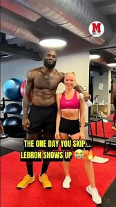 Imagine skipping the gym… and that’s the day LeBron pulls up 😂🔥#LeBron #NBA #Lakers #Basketball