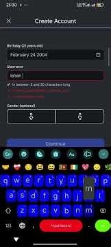 Roblox create account .1 day in world #roblox #robloxedit