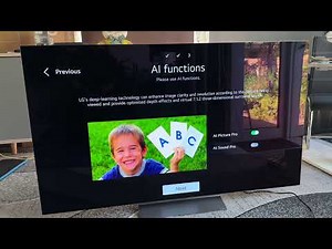 How to setup LG webOS - LG OLED65C27LA OLED evo Smart TV Setup DIY