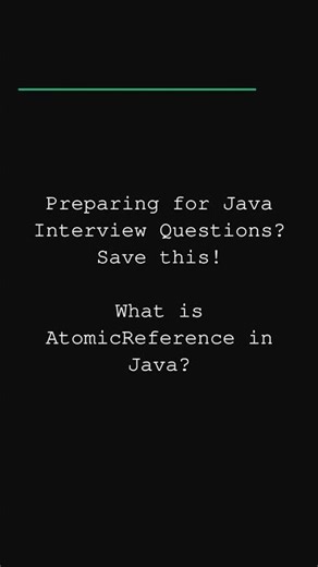 What is AtomicReference in Java | Most Asked Java Interview Questions #java #interviewquestions