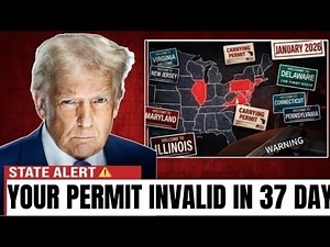 Seven U.S. states end concealed-carry permit requirements, constitutional carry 2026 shift!