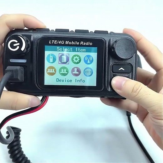 Anysecu M-9900 4G LTE POC + VHF/UHF Dual Mode Mobile Radio – 25W Real PTT Ham Radio