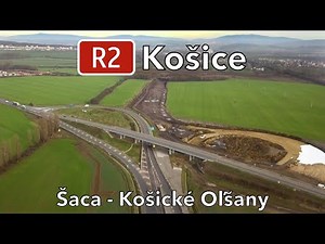 Výstavba R2 Košice Šaca - Košické Oľšany (december 2022)