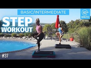Outdoor Step Aerobics Workout | Basic - Intermediate Step 133 bpm | #37