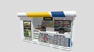 Convenience store stand - Download Free 3D model by Pasha (@Pasha.)