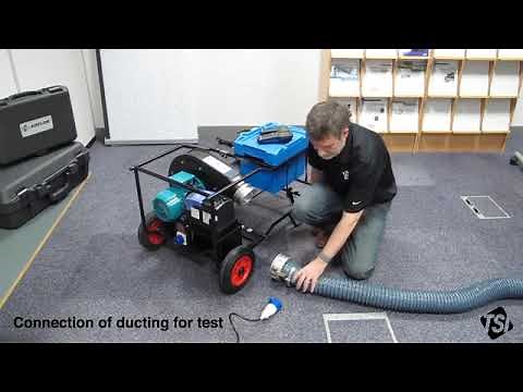 How to set up the TSI PANDA duct leakage tester