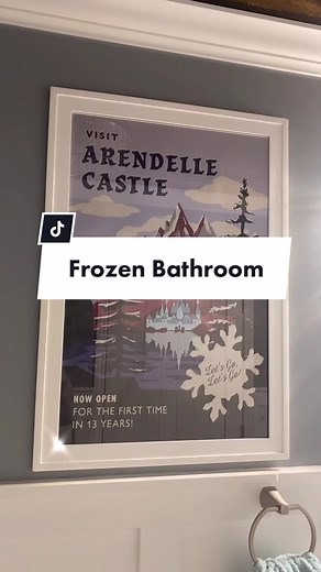 Exploring Disney World: Frozen Themed Bathroom Tour