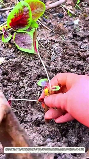 Young Sprout Planting: How Soil Tamping Protects Tender Stem