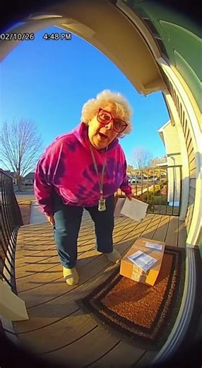 red blast instant karma (caught on ring camera)