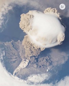 Check out this video of a Vulcano from space! 😱😱 www.ScienceRumors.com source: ISS | Science Rumors