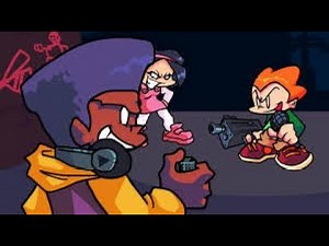 Pico vs Darnell FNF (Run Cutscene)