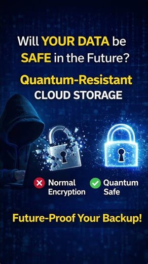 Will Your Data Survive the Future? 😳 Quantum Cloud Storage. #storage #techshorts #tech