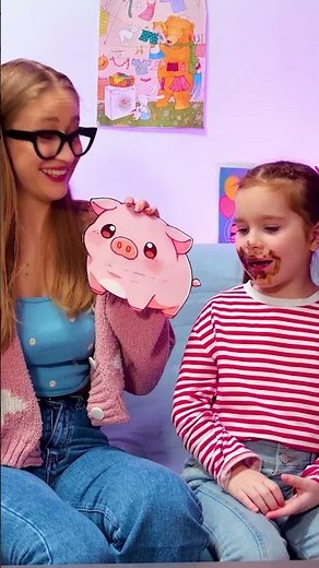 تعلم كيفية تنظيف وجهك مع بيجي! 🐷😃 مهارة نظافة سهلة! ✨