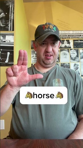 ASL sign for horse / Learn ASL