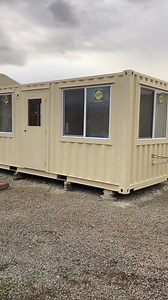 Container Boss LLC 8 x 20 Shipping Container Office - Almost Complete! This sleek, modern office space is coming together beautifully! Built from an 8 x 20 shipping container, it's the perfect compact, functional, and stylish workspace. Whether for a home office, job site, or creative studio, this unit is designed for efficiency and comfort. Just a few finishing touches left! #ShippingContainerOffice #ModularOffice #ContainerWorkspace #OfficeGoals #SustainableWorkspaces #Container Transformation