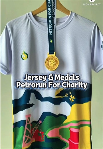 Paket Bundling Medals & Jersey Petrorun For Charity Detailing Jersey: Custom full printing dri fit motif Benzema Medali Finishing: Shimmer Gold Tampilan: Medali 2 Sisi Tali: Lanyard Full Print Ketebalan: 3 mm Buruan order paket bundlingmu‼️ #cinematic #fyppppppppppppppppppppppp #jerseyfullprinting #medalicustom #viralvideo
