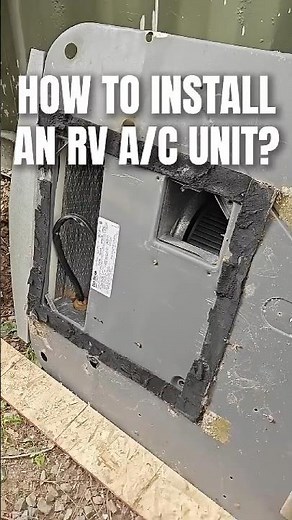 How to install an RV AC unit