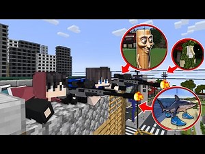 We Became SNIPER ASSASSIN To Kill BrainRot TUNG TUNG SAHUR In Minecraft!