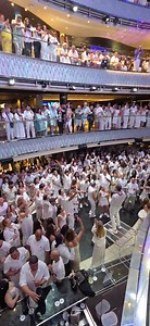 You know we know how to throw a White Party on MSC Seashore! #msccruises #MSCSeashore #whiteparty | Cruise Director Neil Dixon