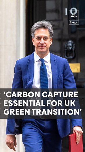 The government has announced a new carbon capture scheme, which the energy secretary says will help industries like cement to decarbonise. Ed Miliband told us the Climate Change Committee, the government's independent watchdog, advise carbon capture is 'essential' if the UK is going to meet its carbon budget. #CarbonCapture #ClimateChange #Decarbonisation #UKNews #Labour #Channel4News | Channel 4 News