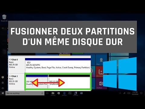 Comment fusionner deux partitions d'un même disque dur sous Windows 10