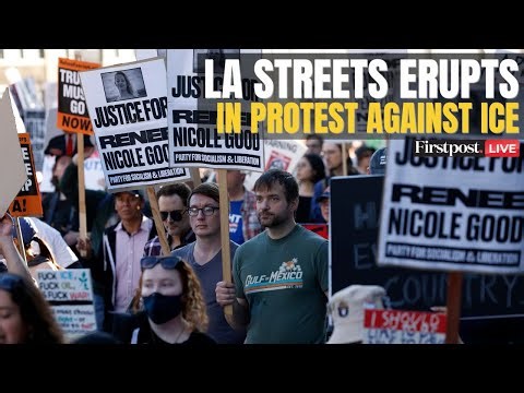LIVE: Los Angeles Protests Against Minnepolis ICE Shooting | Immigration Crackdown | Trump