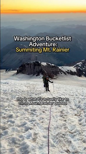 Documenting my guided climb of Mt Rainier with @guidedexposure ! ⚠️