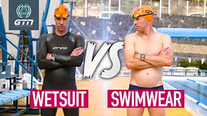2.4K views · 59 reactions | It's the ultimate showdown, wetsuit James vs swimwear James! We know that wetsuits are designed to make us swim faster with buoyancy but how much faster? In today's video, James becomes our lab rat to test it out to find out exactly how much time you can save with a wetsuit!  | Global Triathlon Network | Facebook